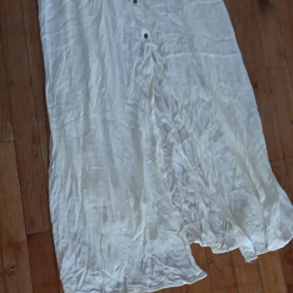 Roxy Cream Lace Button-Up Dress - Picture 6 of 6